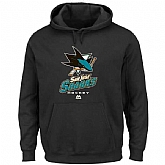 Men's San Jose Sharks Critical Victory VIII Pullover Hoodie - Black,baseball caps,new era cap wholesale,wholesale hats